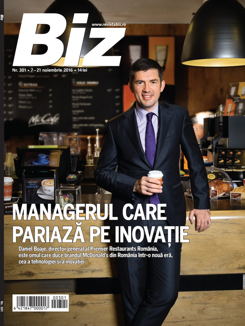 Daniel Boaje, GM McDonald's Romania